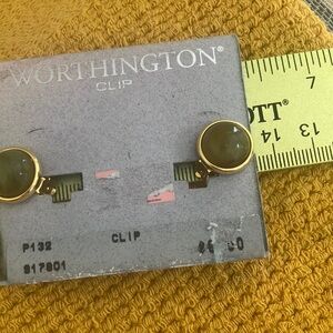 FINAL MARKDOWN Worthington Gold Clip-On Earrings